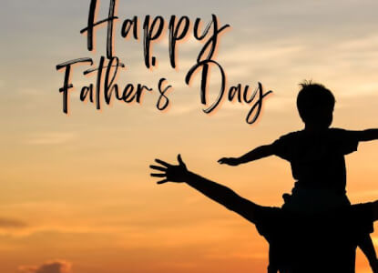 Have good time with DAD this Father's Day..